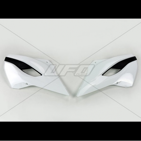 UFO OSŁONY CHŁODNICY HUSQVARNA TE/FE/TC/FC 125/250/300/350/450/501 '14-'15, TE/FE '15 KOLOR BIAŁY