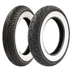 Dunlop, pneu MU85B16 D402 77H TL, bílé bočnice, Harley Davidson, zadní, DOT 15/2023