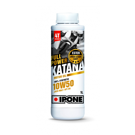 IPONE FULL POWER KATANA 10W50 OLEJ SILNIKOWY 100 % SYNTETYK 1L (ESTER, MA2) (AKC) (15)