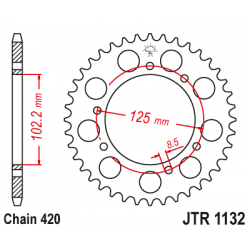 JT ZĘBATKA TYLNA 4406 59 APRILIA RX 50 FACTORY E4 2T LC '18 (JTR1132.59)* (ŁAŃC.420)