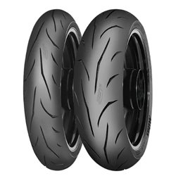 Mitas, pneu 120/70ZR17 SPORT FORCE+ RS RACING SOFT 56H TL, přední, DOT 13/2024 (616456)