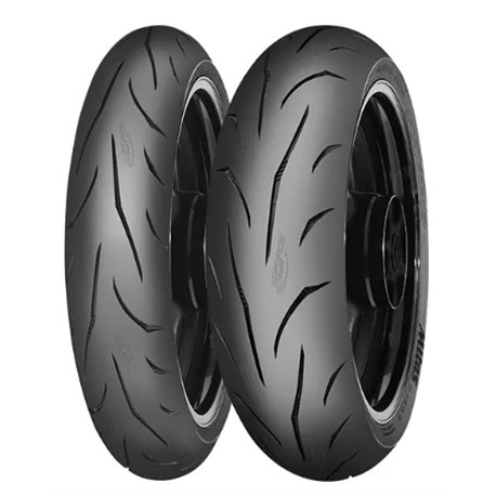 Mitas, pneu 120/70ZR17 SPORT FORCE+ RS RACING SOFT 56H TL, přední, DOT 13/2024 (616456)