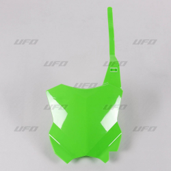 UFO TABLICA NA NUMER STARTOWY KAWASAKI KXF 250 17-20, KXF 450 16-20 KOLOR ZIELONY FLUO