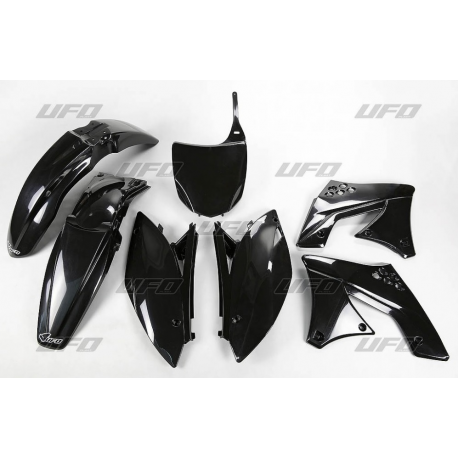 UFO KOMPLET PLASTIKÓW KAWASAKI KXF 250 '09, KXF 250 '12 KOLOR CZARNY (KA212E001)