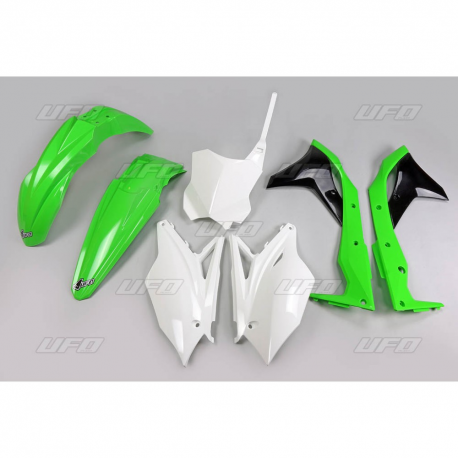 UFO KOMPLET PLASTIKÓW KAWASAKI KXF 250 '18-19 KOLOR OEM