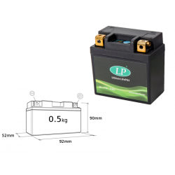 Landport, akumulátor Lithium-iontový, LIFEPO4 LFP01 (92X52X90) (25,6 WH) – OEM KTM, Husqvarna (hmotnost 500G) (10)