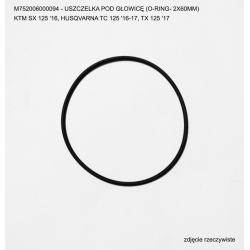 Athena, těsnění pod hlavu, (O-RING- 2X60mm) KTM SX 125 '16-18, Husqvarna TC 125 '16-'18, TX 125 '18 (VITON 70)