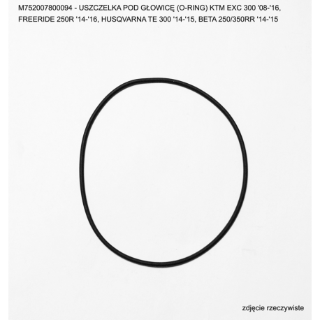 ATHENA USZCZELKA POD GŁOWICĘ (O-RING) WEWNĘTRZNY KTM EXC 300 / TPI '08-'21, HUSQVARNA TE 300 '14-'15, BETA 300RR '14-'21