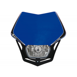 RACETECH LAMPA PRZEDNIA V-FACE KOLOR NIEBIESKI/CZARNY