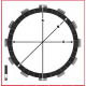 TRW LUCAS TARCZE SPRZĘGŁOWE HONDA CR 250 / 500 83-89, XL600 83-87, XR 600 85-99, FMX 650 04-06, FX-VIGOR 650 99-00, NX 650 88-01