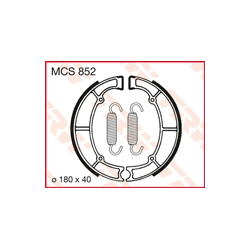 TRW LUCAS SZCZĘKI HAMULCOWE (180X40MM) (K709)