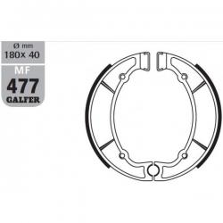 GALFER SZCZĘKI HAMULCOWE SH512