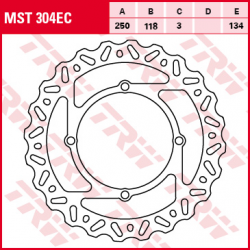 TRW LUCAS TARCZA HAMULCOWA PRZÓD SUZUKI RMZ 250 07-09, RMZ 450 05-,