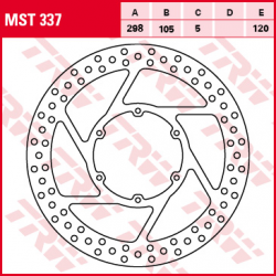 TRW LUCAS TARCZA HAMULCOWA PRZÓD APRILIA PEGASO 600 / 650 88-10, BMW F 650 / GS / DAKAR / CS / ST 94-08, G 650 GS / XCOUNTRY / X