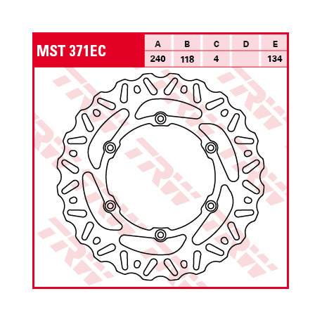 TRW LUCAS TARCZA HAMULCOWA TYŁ SUZUKI RM 125 / 250 07-12, DRZ 400 SM 05-08, PROMOCJA