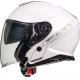 MT KASK (2021) OTWARTY JET Z BLENDĄ THUNDER 3 SV JET SOLID PEARL WHITE KOLOR BIAŁY POŁYSK ROZMIAR M