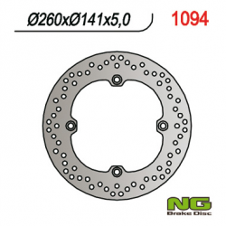 NG TARCZA HAMULCOWA TYŁ KAWASAKI, SUZUKI DL 650 '04-'20, DL 1050 '20, DL 1000 '02-'19 (260X141X5) (4X10.5 MM)