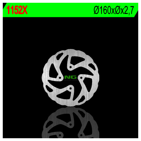 NG TARCZA HAMULCOWA TYŁ BETA 125/200/250/290/300 TRIAL (160X-X2,5) WAVE