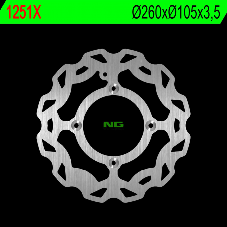 NG TARCZA HAMULCOWA BETA 125RR (4T) '08-'17, RR125 ENDURO 2T '18, RR50 WAVE