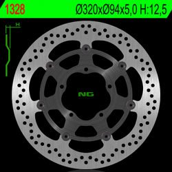 NG TARCZA HAMULCOWA PRZÓD HONDA VFR 1200F / DCT '10-'17 (320X94X5,0) (5X6,5MM) (BEZ ABS)