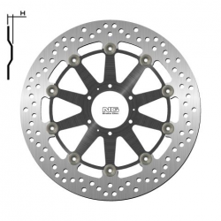 NG TARCZA HAMULCOWA PRZÓD HONDA XL 1000V 99-13, CB 1100EX / ABS 14-18 (296X62X5MM) (6X6,5MM) PŁYWAJĄCA (ŚRODEK ALUMINIOWY)