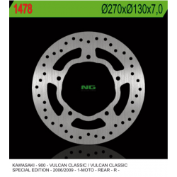 NG TARCZA HAMULCOWA TYŁ KAWASAKI VN 900 CLASSIC '06-'09