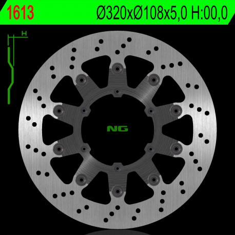 NG TARCZA HAMULCOWA PRZÓD GAS GAS 125/250/400/515 SM CCM 230/450/600/644/710 (PŁYWAJĄCA)