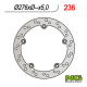 NG TARCZA HAMULCOWA TYŁ BMW R 850/1100/1150/1200 (276x-x5) (5x10,5mm)