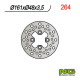 NG TARCZA HAMULCOWA PRZÓD YAMAHA YFM 125/250/350/600/650/700, YFZ 350/450 87-15, YFS 200 BLASTER 88-07 (161X48X3,5)