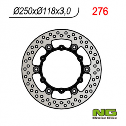 NG TARCZA HAMULCOWA PRZÓD YAMAHA YZ/YZF/WRF 01-19 PŁYWAJĄCA (250x118x3)(6X6,50MM), SUZUKI RM 125/250 '99-'10