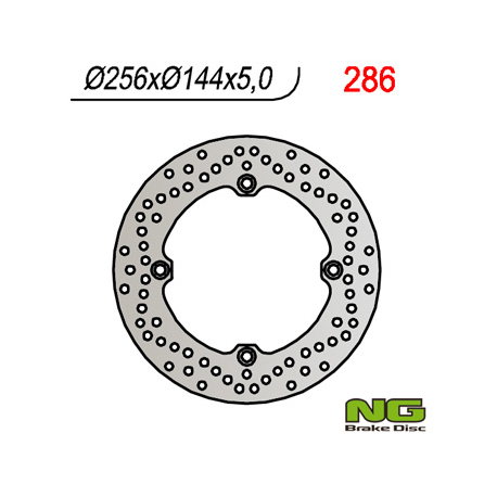 NG TARCZA HAMULCOWA TYŁ HONDA XRV 750, XL 1000V, CBR 1100XX (256x144x5)