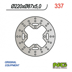 NG TARCZA HAMULCOWA TYŁ CAGIVA RAPTOR 650/1000 (220X87X5) (4X10,5MM)