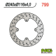 NG TARCZA HAMULCOWA TYŁ KAWASAKI KX 125/250 (03-08), KXF 250 (04-19), 450 (05-19), SUZUKI RMZ 250 (04-06) (240X116X4) 4 OTWORY O