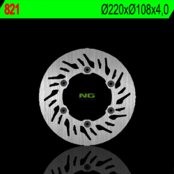 NG TARCZA HAMULCOWA TYŁ GAS GAS 125/200/250/400/450/515 (220X108X4) (6X6,5MM)