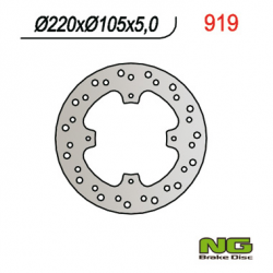 NG TARCZA HAMULCOWA TYŁ HONDA FMX650 '05-'06, NX500 '92-'99 (220x105x5)