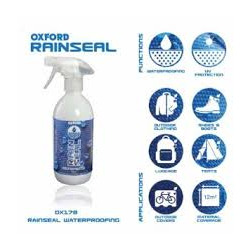 OXFORD ŚRODEK DO IMPREGNACJI WODOODPORNEJ MATERIAŁÓW TEKSTYLNYCH RAIN SEAL 500ML, WATERPROOFING SPRAY