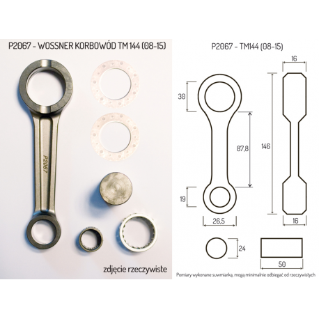 WOSSNER KORBOWÓD TM 144 '08-'15
