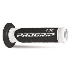 PROGRIP MANETKI PG732 ROAD (22+25MM, DŁ.125MM) KOLOR BIAŁY/CZARNY (DWUSKŁADNIKOWE) (732-137)