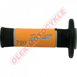 PROGRIP MANETKI PG790 OFF ROAD (22+25MM, DŁ.115MM) KOLOR SZARY/CZARNY/POMARAŃCZOWY (TRÓJSKŁADNIKOWE) (790-234) (PG790/3)