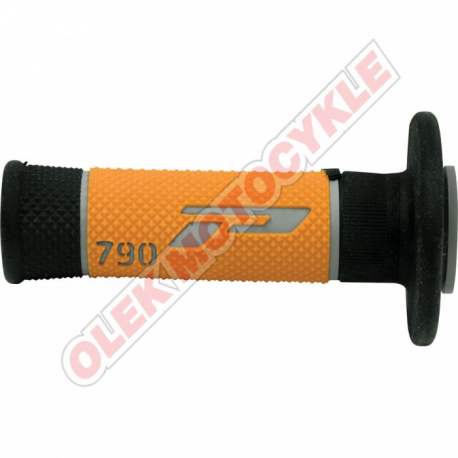 PROGRIP MANETKI PG790 OFF ROAD (22+25MM, DŁ.115MM) KOLOR SZARY/CZARNY/POMARAŃCZOWY (TRÓJSKŁADNIKOWE) (790-234) (PG790/3)