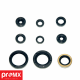 PROMX KOMPLET (ZESTAW) USZCZELNIACZY SILNIKOWYCH KAWASAKI KXF 250 (04-05) SUZUKI RMZ 250 (04-05) (9SZT.)