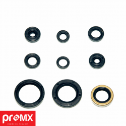 PROMX KOMPLET (ZESTAW) USZCZELNIACZY SILNIKOWYCH KAWASAKI KXF 250 (04-05) SUZUKI RMZ 250 (04-05) (9SZT.)