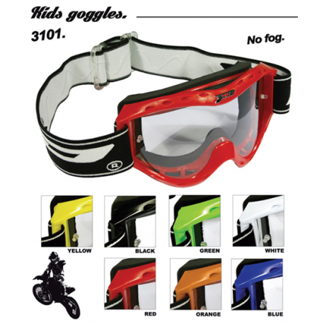 PROGRIP GOGLE PG3101 ATZAKI KID DZIECIĘCE KOLOR NIEBIESKI (SZYBA PG3111 1MM, NO FOG, ANTI UV) (PG3101BL) (3101-104)