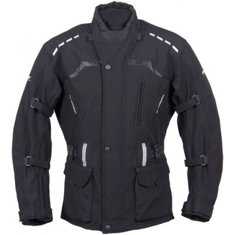 ROLEFF (2021) KURTKA TEKSTYLNA DŁUGA SOFTSHELL MODEL RO1512 (3W1) KOLOR CZARNY ROZMIAR S