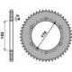 CHT ZĘBATKA TYLNA 844 55 (839-55) YAMAHA DT125R '88-'92 (ŁAŃC. 428) (JTR839.55)