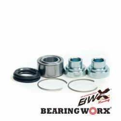 BEARING WORX ZESTAW NAPRAWCZY MOCOWANIA (ŁOŻYSKA) AMORTYZATORA TYLNEGO GÓRNE YAMAHA YZ 125/250 '98-'18, YZF 250/426/450 '01-'18,