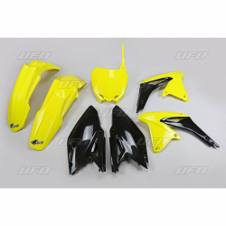 UFO KOMPLET PLASTIKÓW SUZUKI RMZ 450 '14-17 KOLOR OEM '17 (ŻÓŁTY/CZARNY)