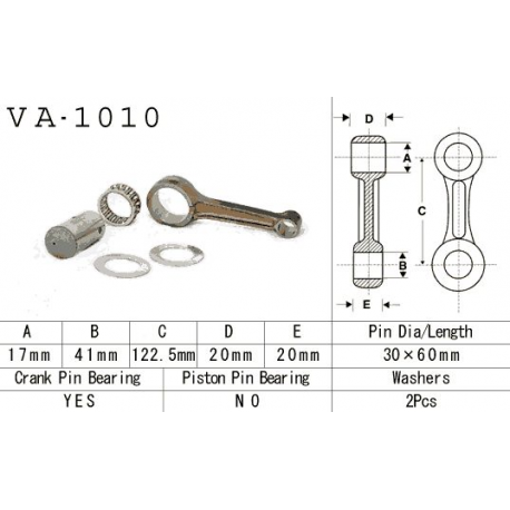 VESRAH KORBOWÓD HONDA TRX 300 '88-'00, TRX 300EX '93-'08 (MADE IN JAPAN) (VA1010)