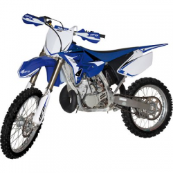 UFO BOCZKI TYLNE YAMAHA YZ 125/250 '02-'14 RESTYLING KOLOR BIAŁY