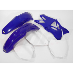 UFO KOMPLET PLASTIKÓW YAMAHA YZ 125 '06-'14, YZ 250 '06-'14 KOLOR OEM '06-12 (NIEBIESKI/BIAŁY) (YA302E999)